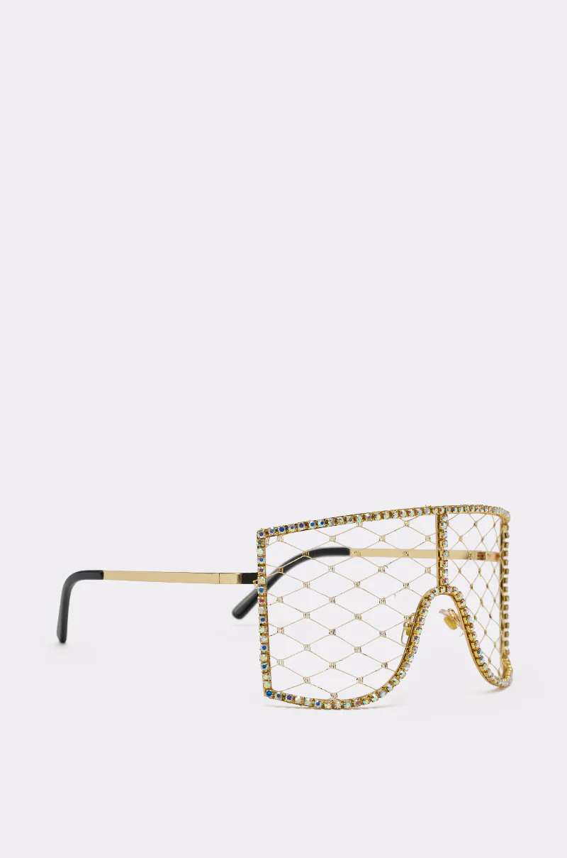 POP THE BUBBLY GLASSES IN GOLD - Image 3