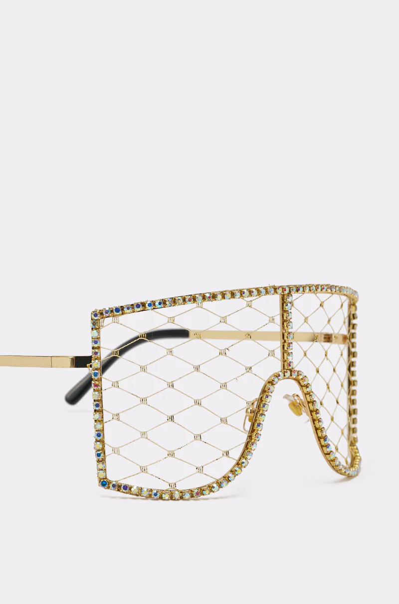 POP THE BUBBLY GLASSES IN GOLD - Image 4
