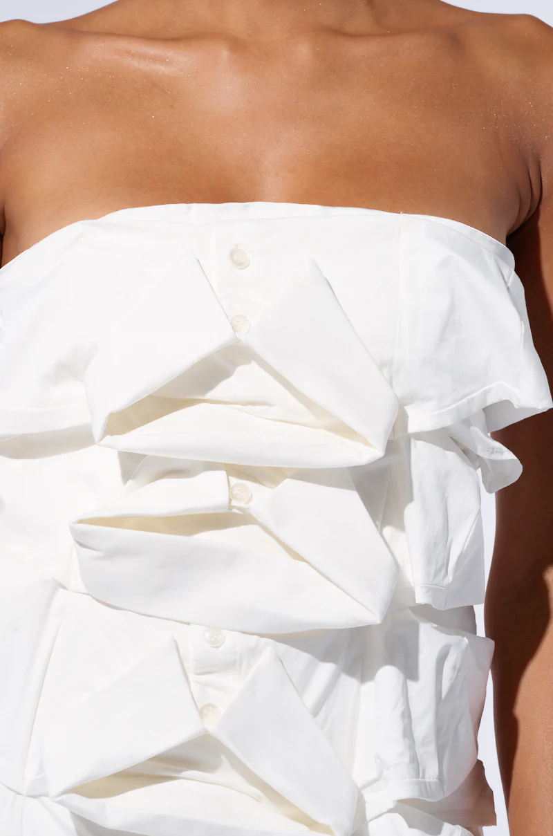 POPPIN MY COLLAR LAYERED MIDI DRESS - Image 6