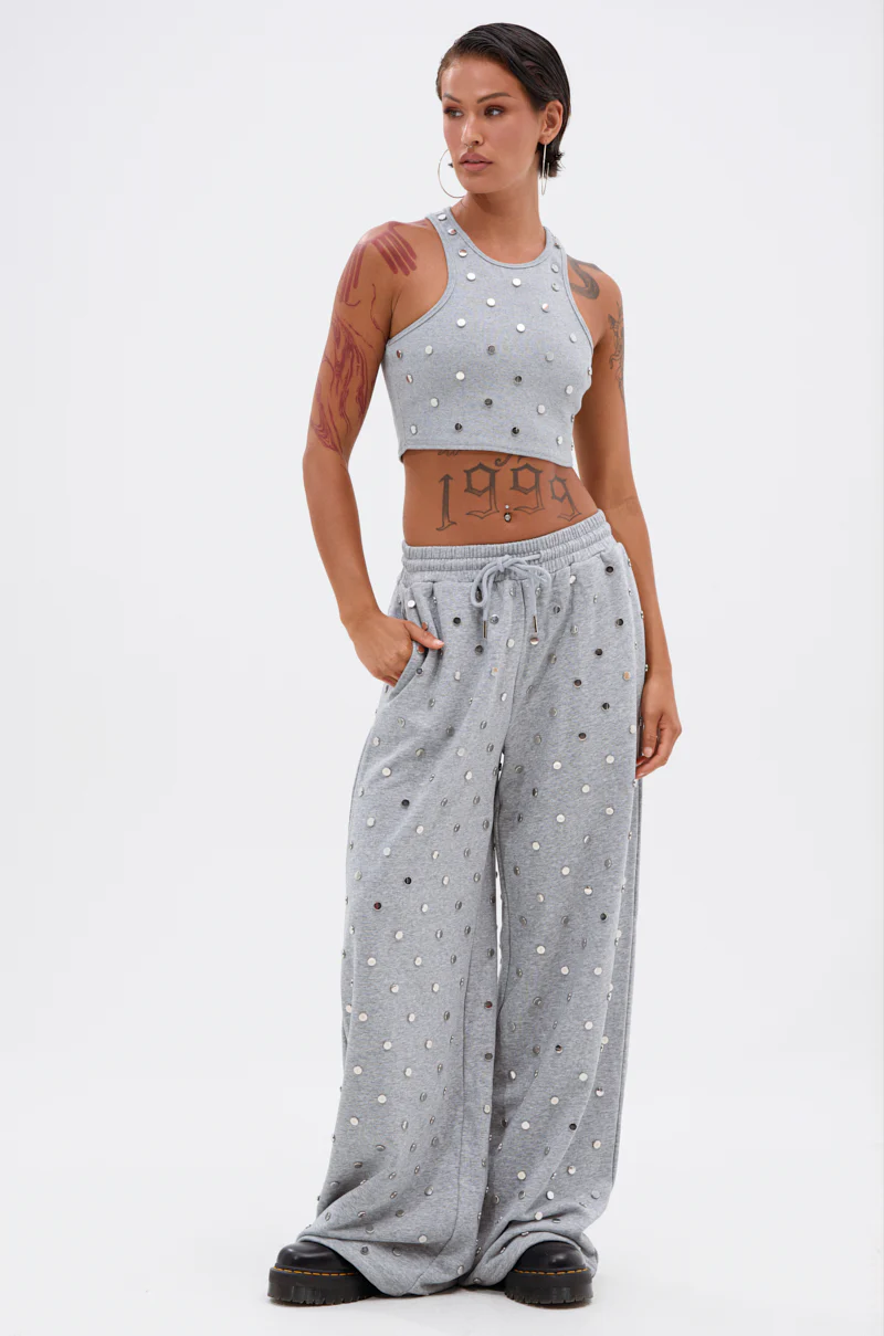 POPPING OFF WIDE LEG JOGGER - Image 7