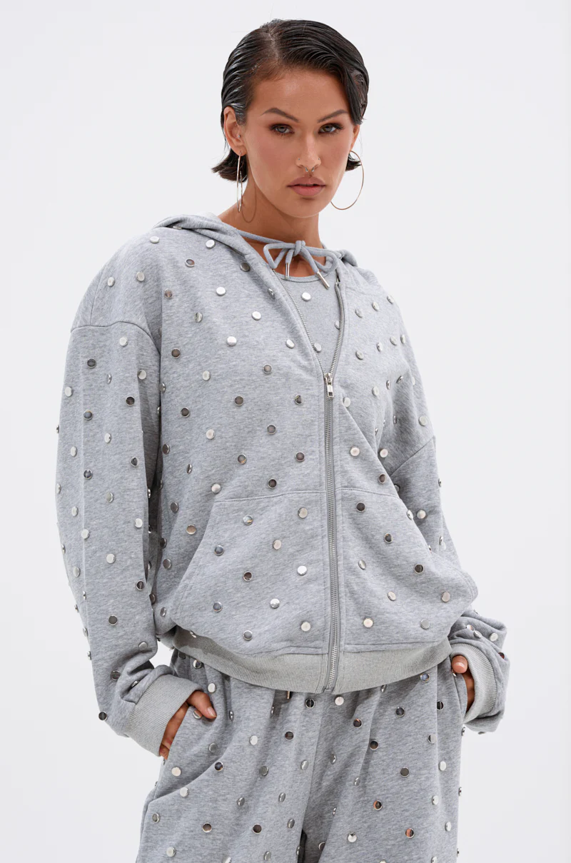 POPPING OFF ZIP UP SWEATSHIRT - Image 2