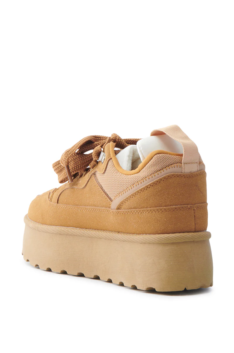 POPULARITY CHESTNUT FLATFORM SNEAKER - Image 5