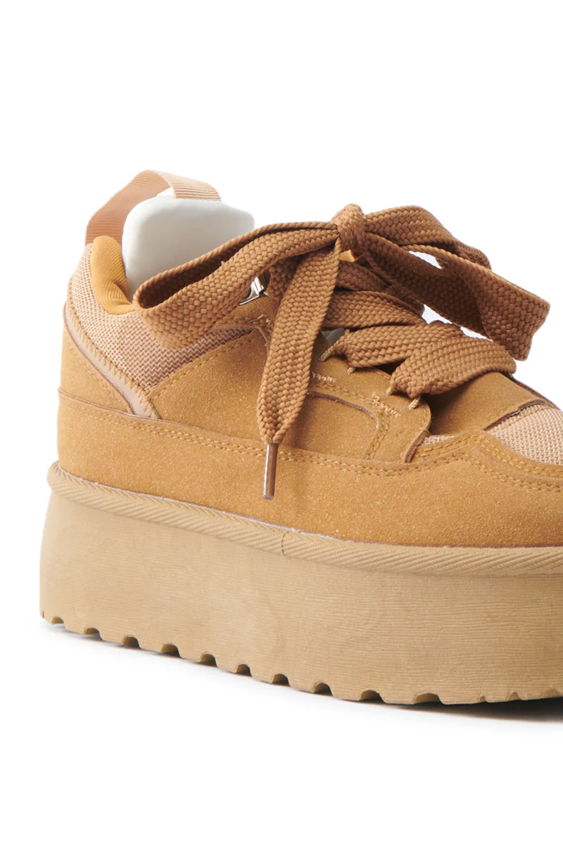 POPULARITY CHESTNUT FLATFORM SNEAKER - Image 6