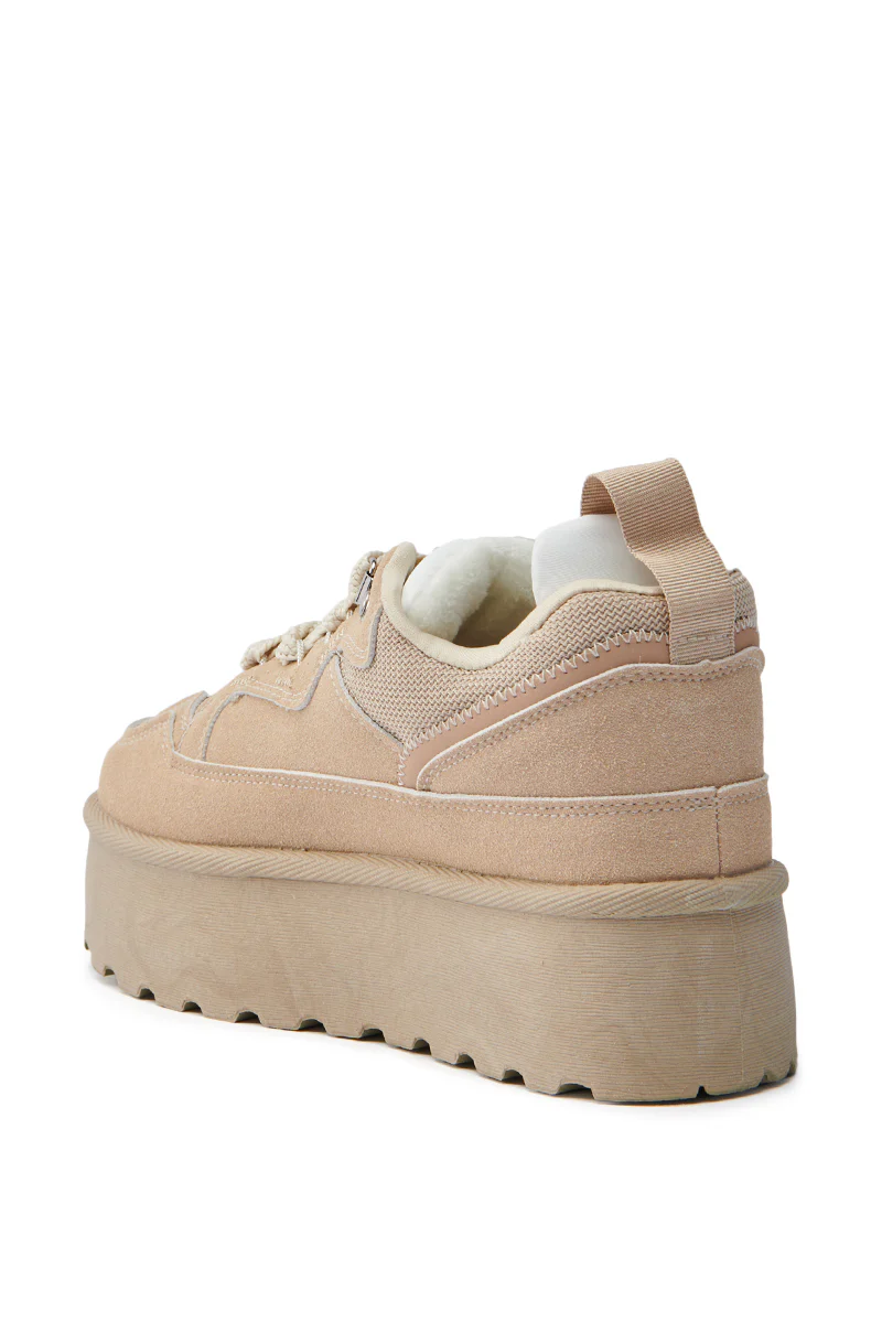 POPULARITY SAND FLATFORM SNEAKER - Image 6