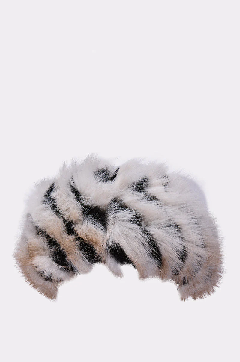 PORTIA FAUX FUR HEADBAND - Image 3