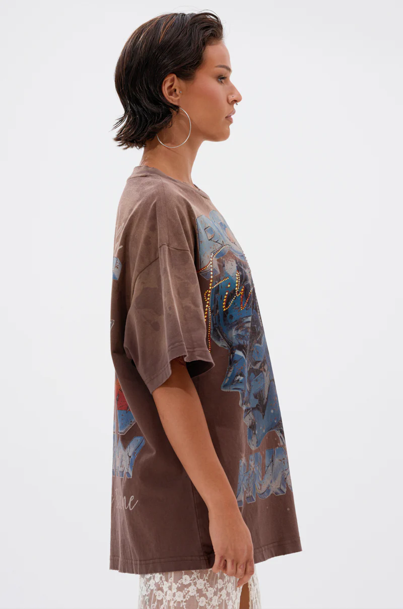 POST HUMAN OVERSIZED GRAPHIC TEE - Image 3