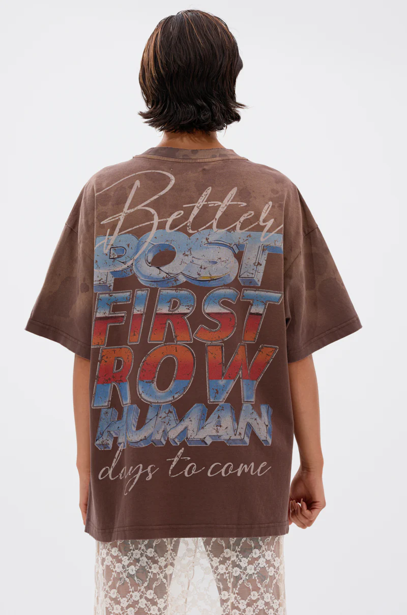 POST HUMAN OVERSIZED GRAPHIC TEE - Image 4