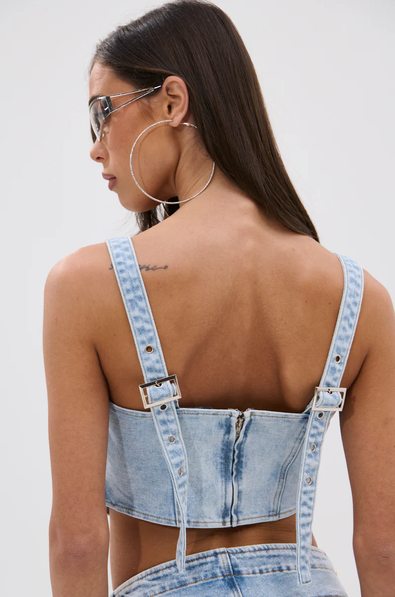 POWER SQUAD DENIM CORSET - Image 6