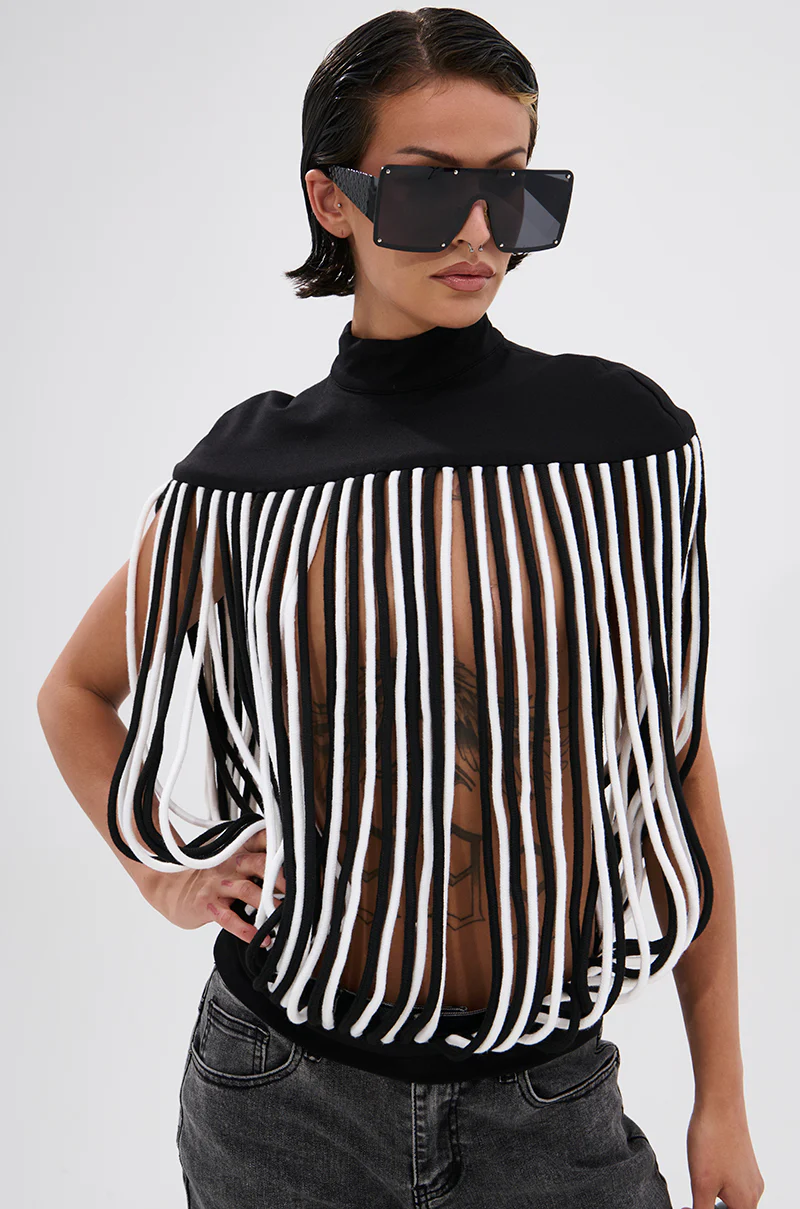 POWER TRIP FRINGE BLOUSE - Image 3