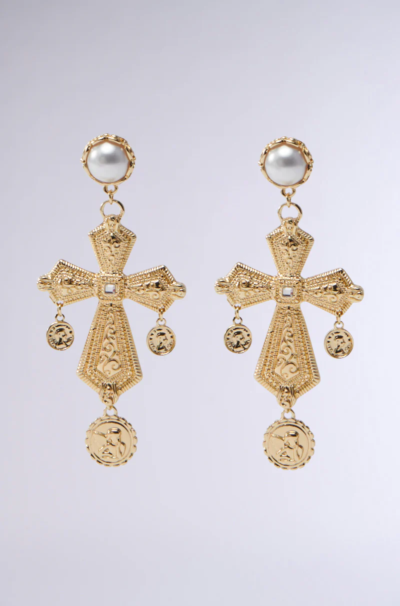 PRAY FOR U EARRING