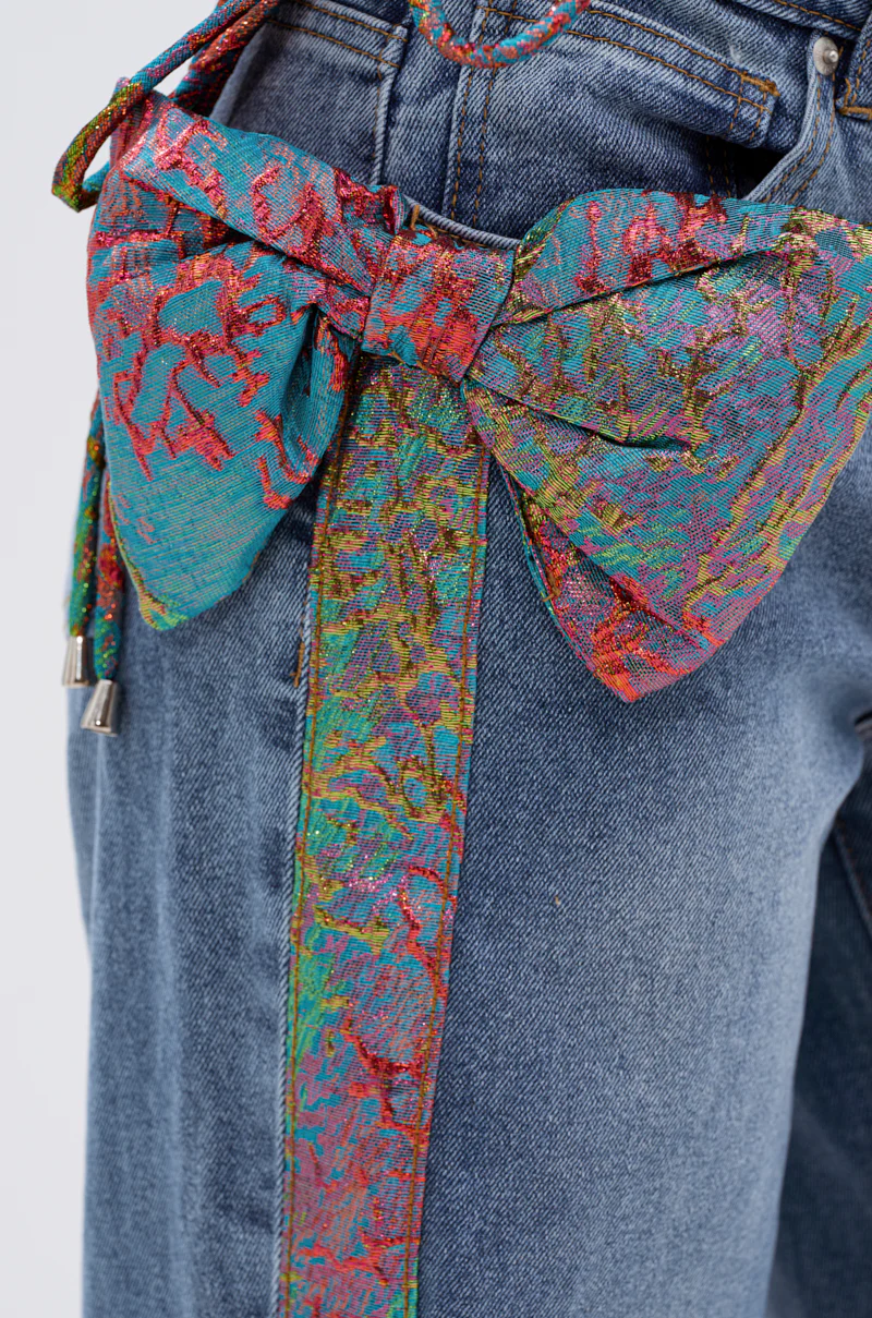 PRETTY GIRL PROBLEMS DENIM WITH BOW - Image 9