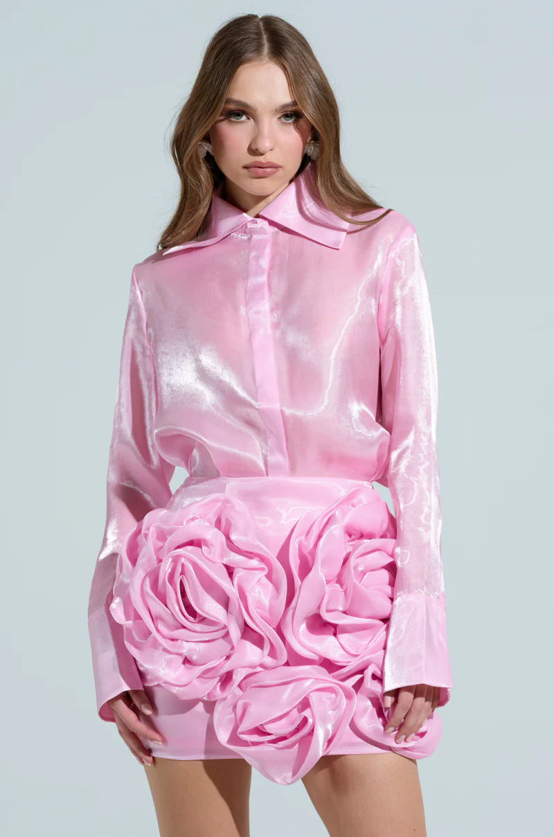 PRETTY HOT BUTTON DOWN TOP - Image 3
