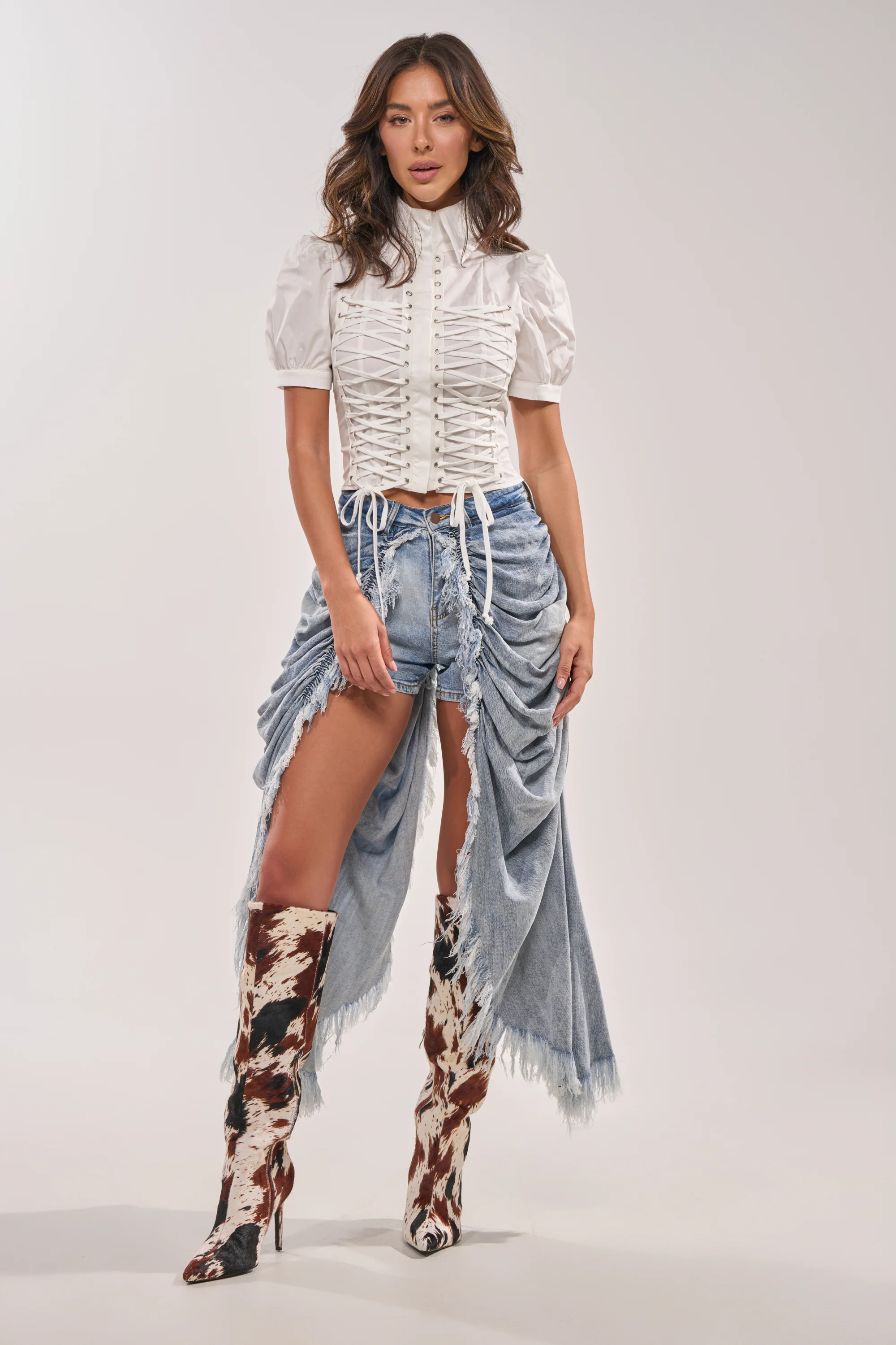 PRETTY PLEASE BUTTON DOWN BLOUSE - Image 8