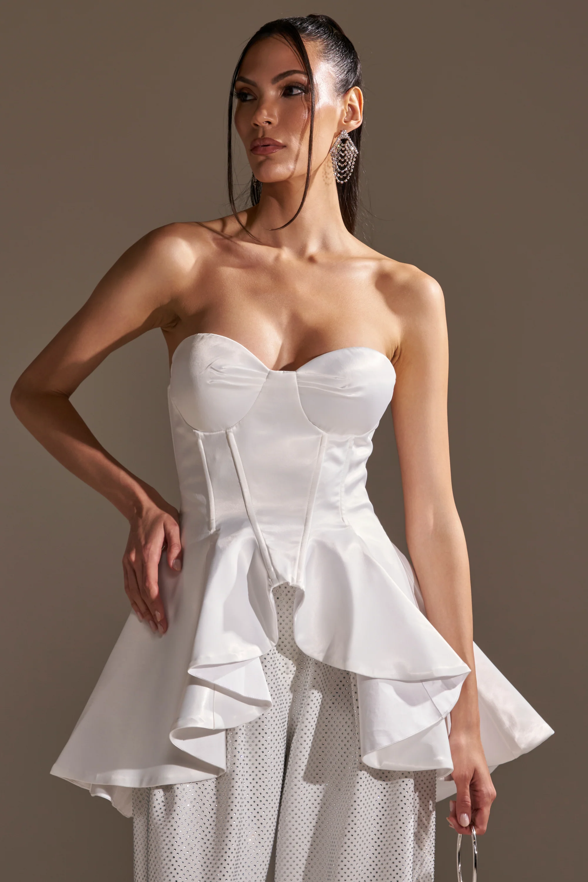 PRETTY PLEASE SATIN CORSET - Image 3