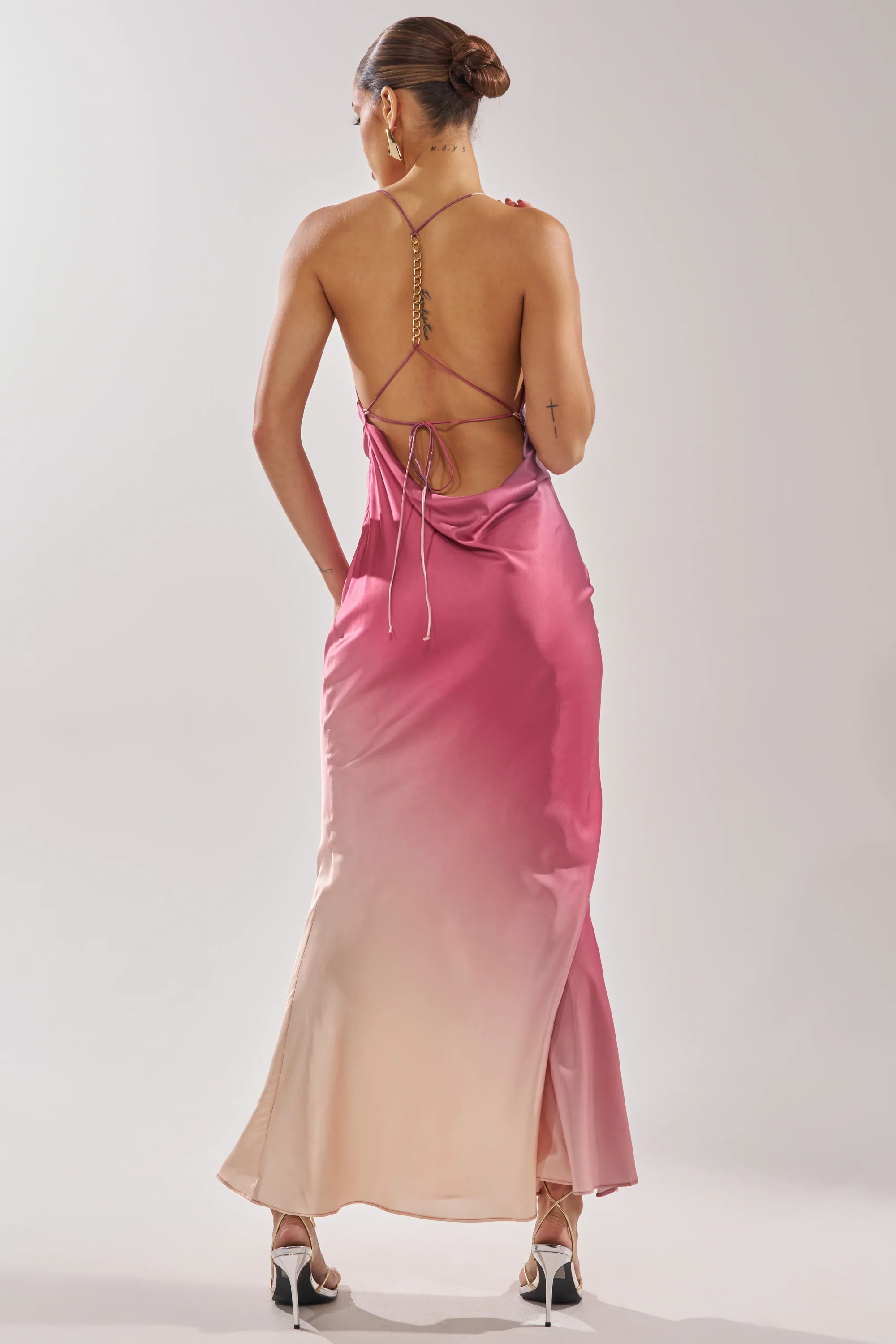 PRETTY WOMAN MAUVE MAXI DRESS - Image 5