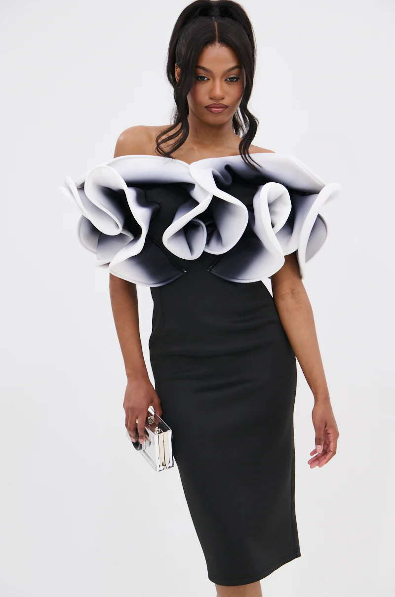 PRETTY WOMAN OMBRE MIDI DRESS - Image 2