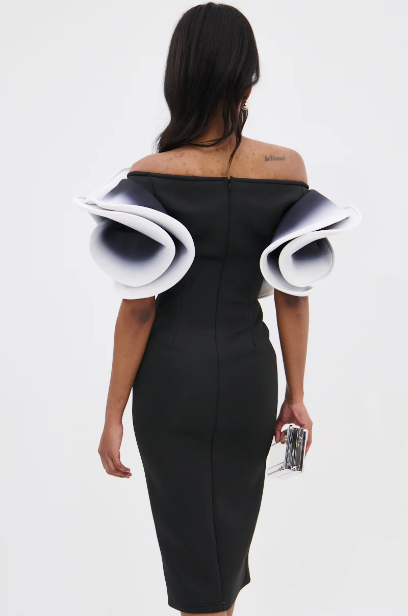 PRETTY WOMAN OMBRE MIDI DRESS - Image 5