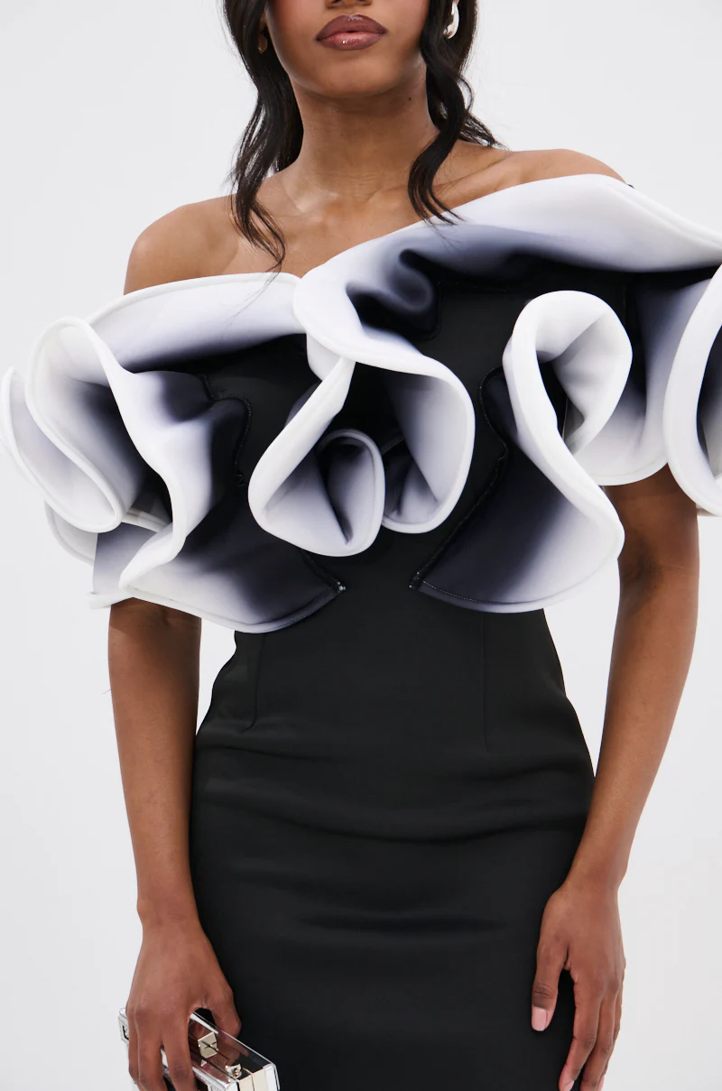 PRETTY WOMAN OMBRE MIDI DRESS - Image 8