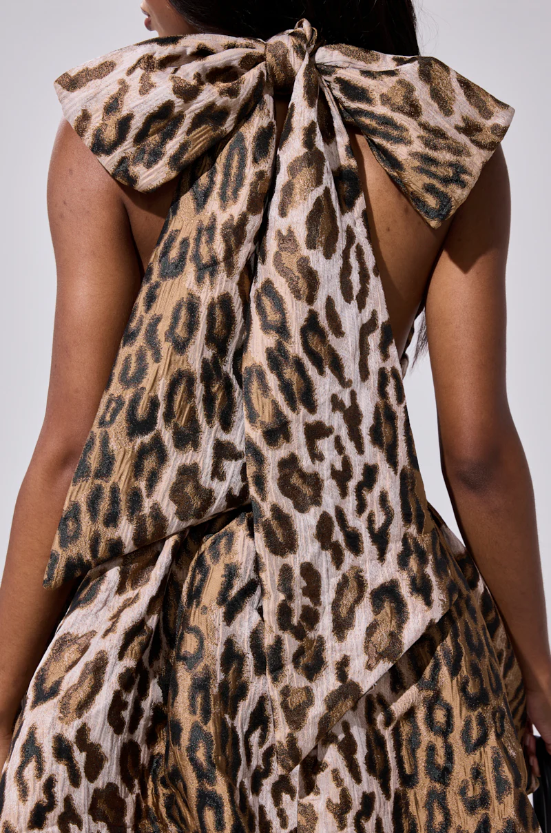 PRINT OF THE SEASON BUBBLE MINI DRESS - Image 9