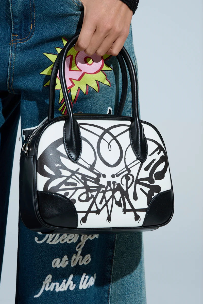 LIFE IN B&W PRINTED PURSE - Image 2
