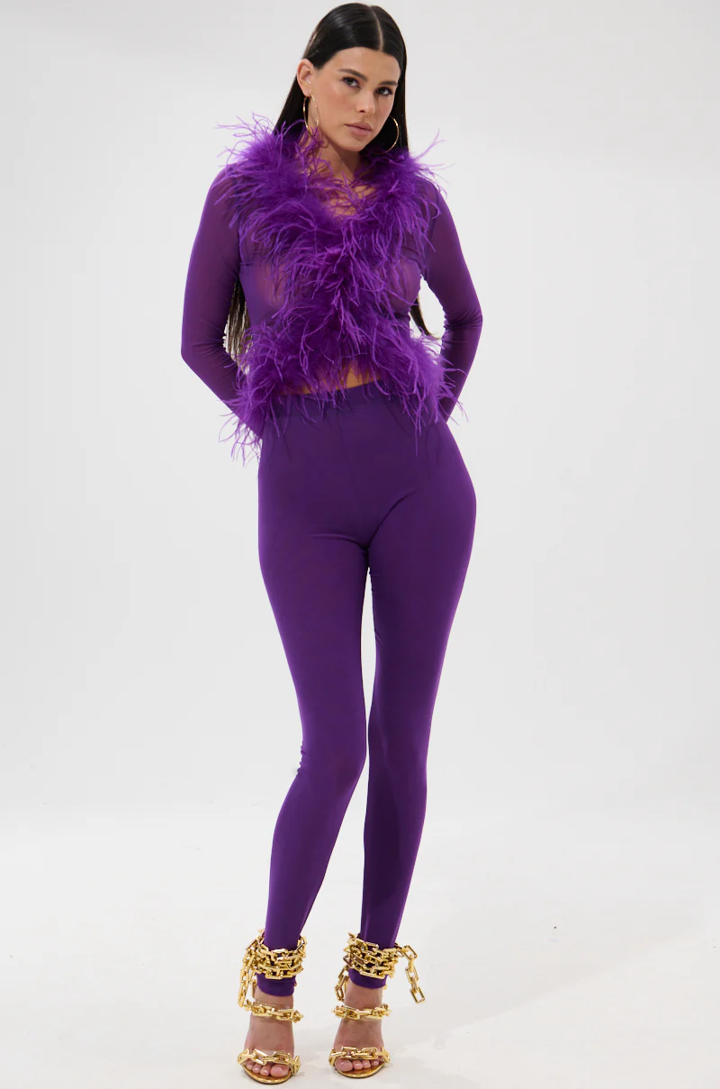 PUMPED UP FEATHER BLOUSE - Image 5