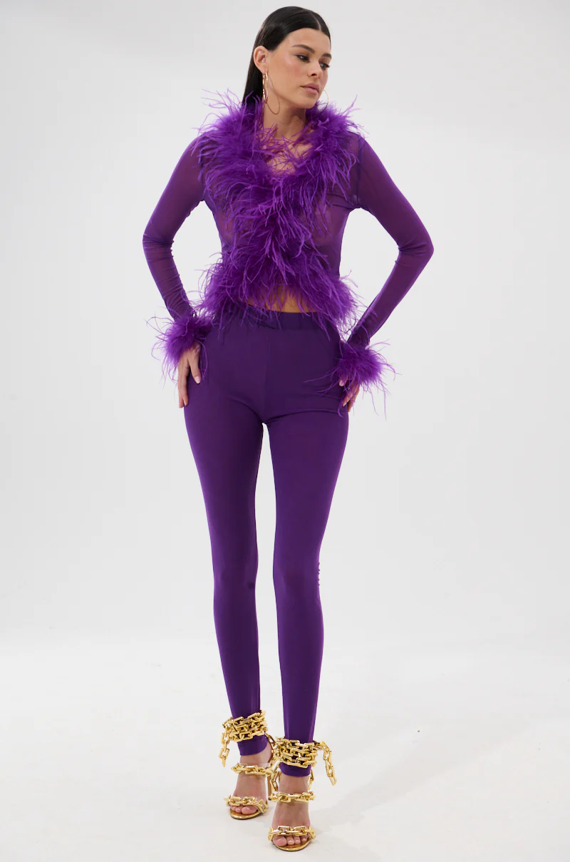 PUMPED UP FEATHER BLOUSE - Image 7