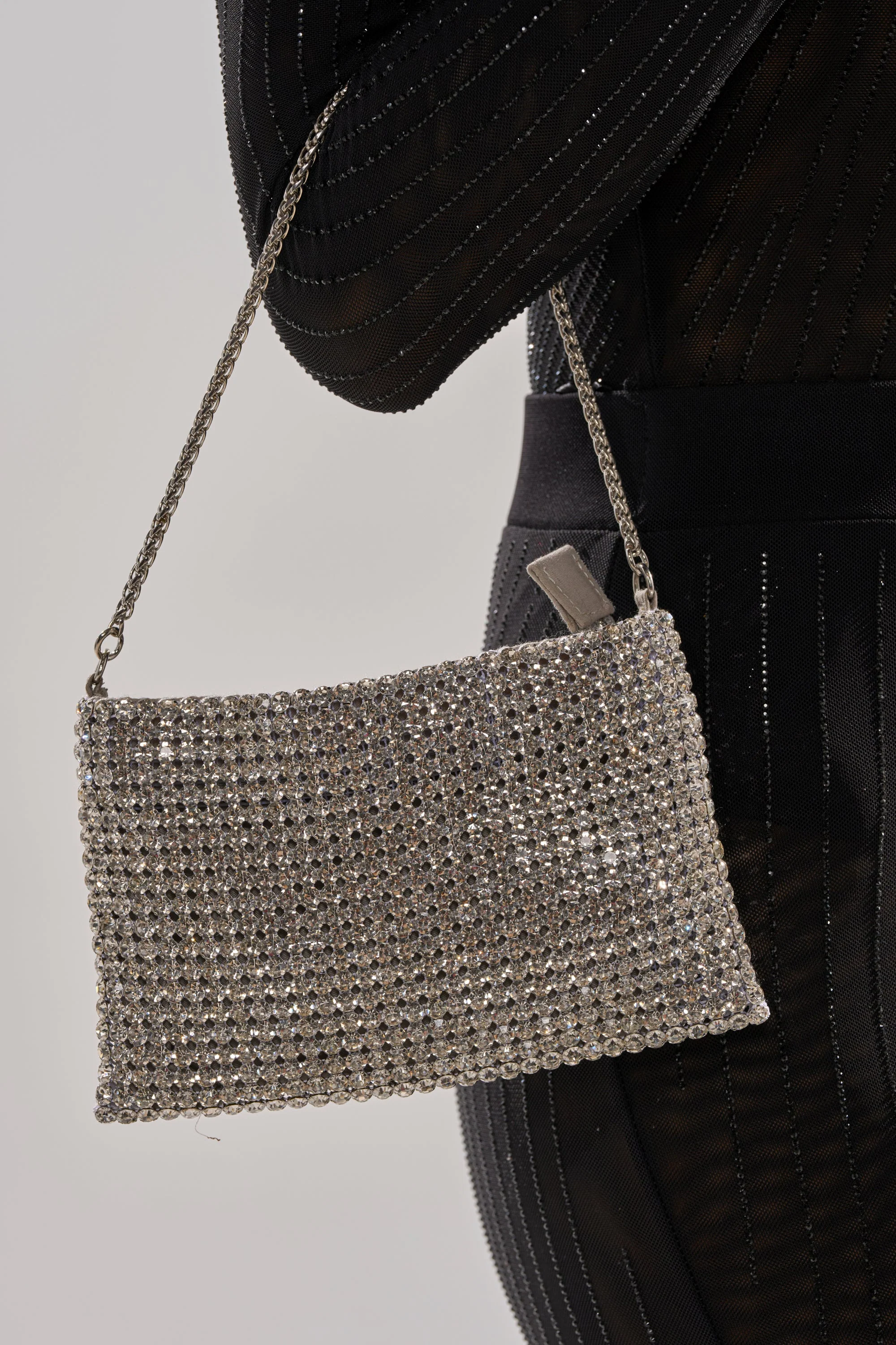 UNDER THE MISTLETOE PURSE IN SILVER - Image 2