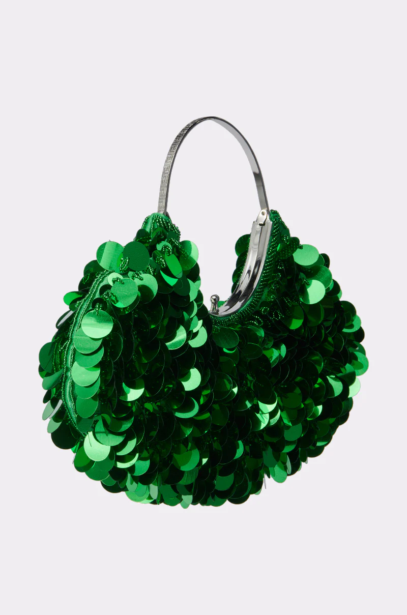 GREEN WITH ENVY SEQUIN PURSE - Image 3