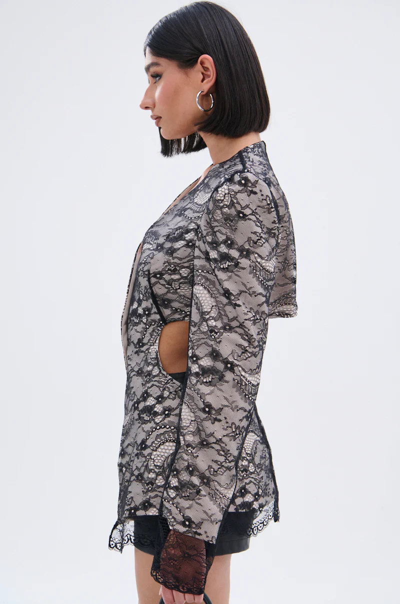 PUSH TO START LACE BLAZER - Image 5