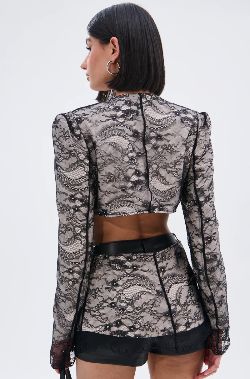 PUSH TO START LACE BLAZER - Image 6
