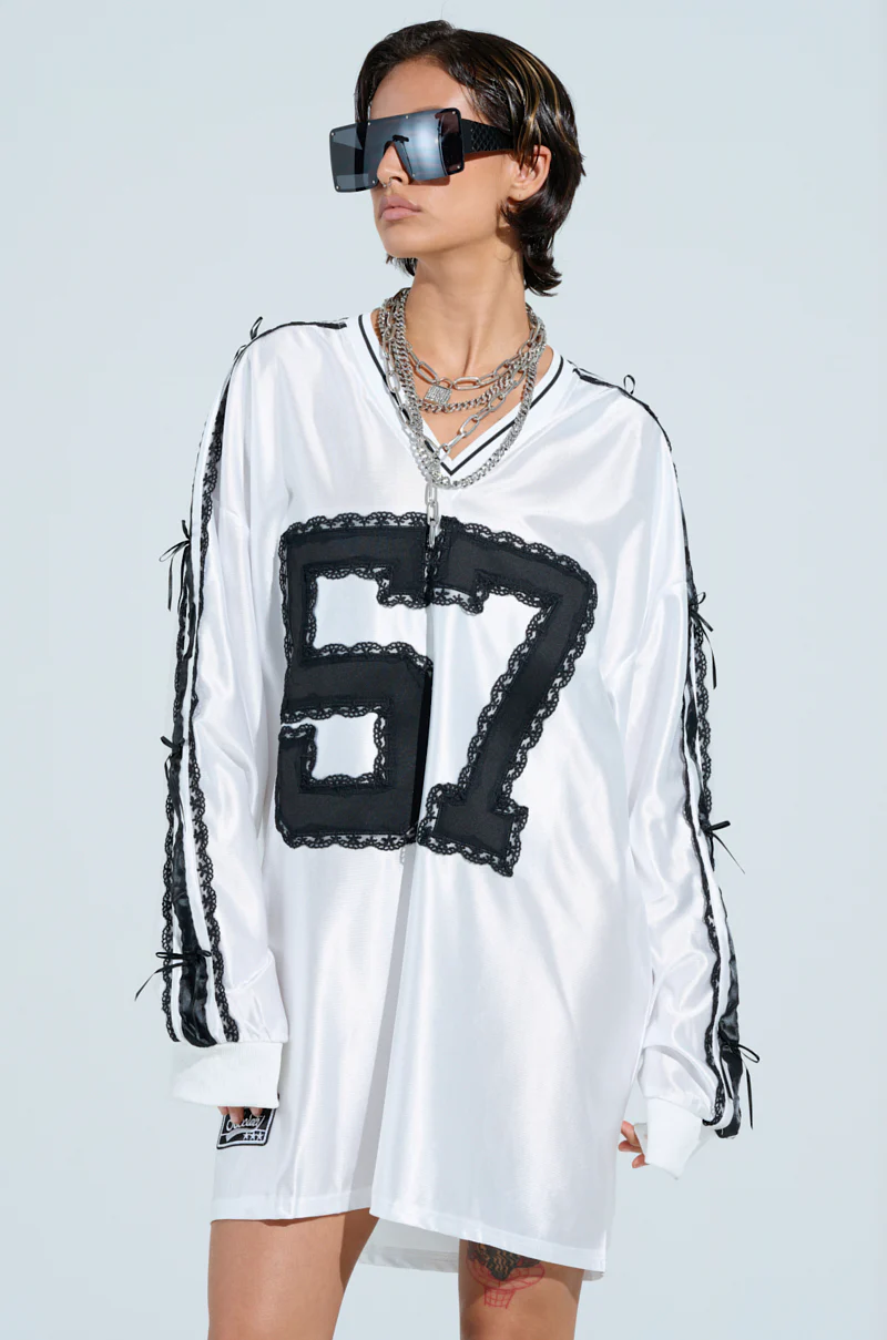 PUT A BOW ON IT JERSEY DRESS - Image 2
