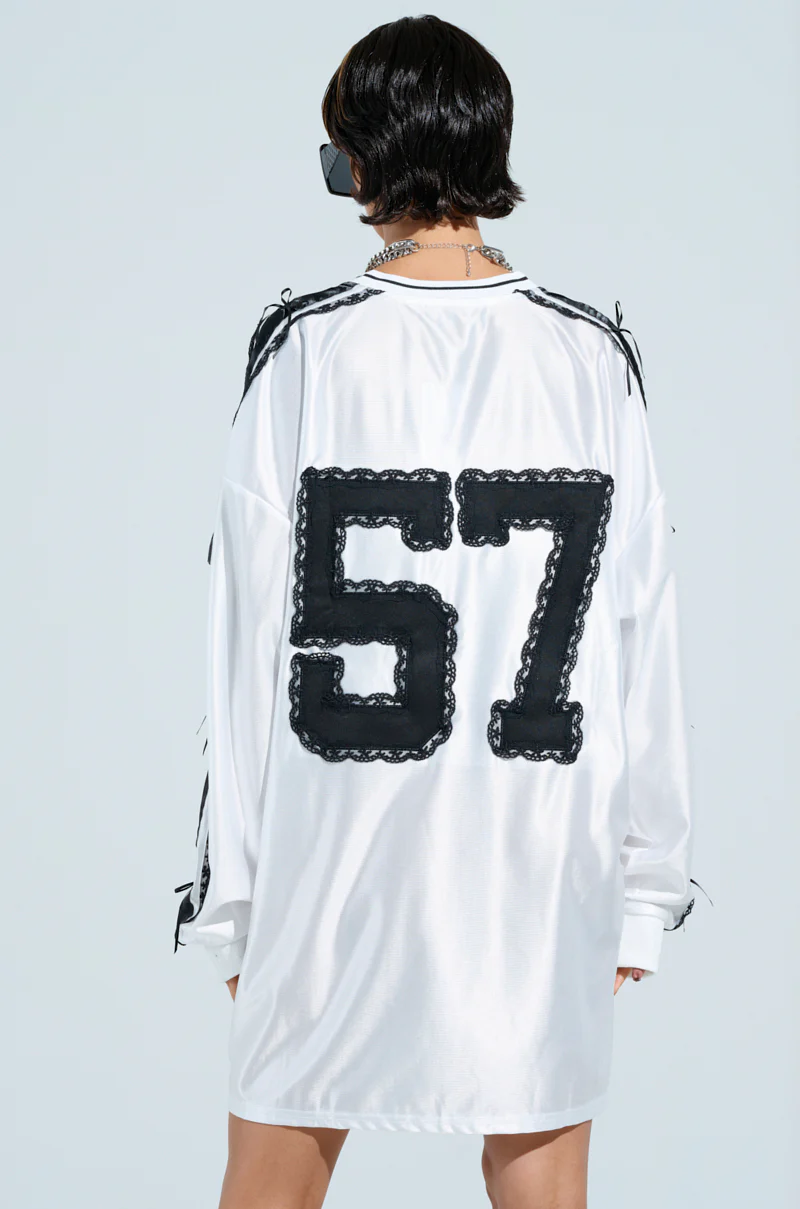 PUT A BOW ON IT JERSEY DRESS - Image 4