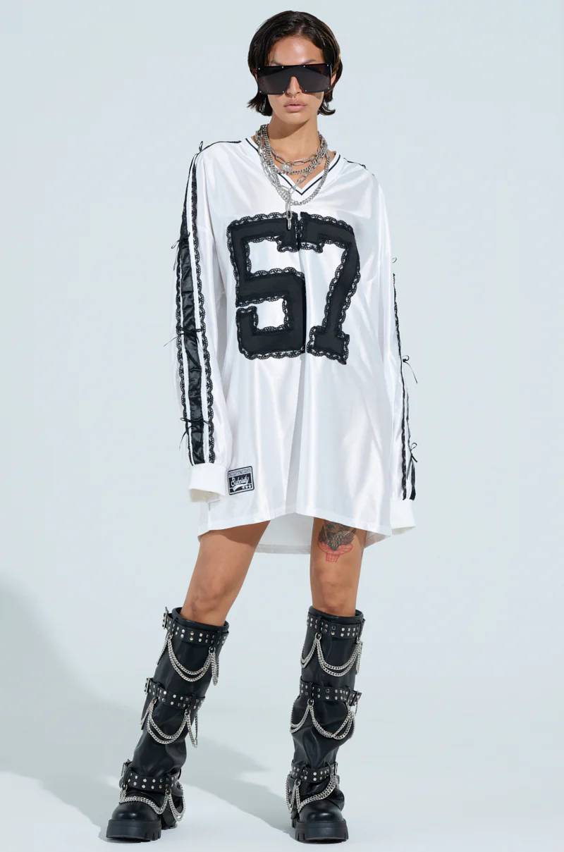 PUT A BOW ON IT JERSEY DRESS - Image 5