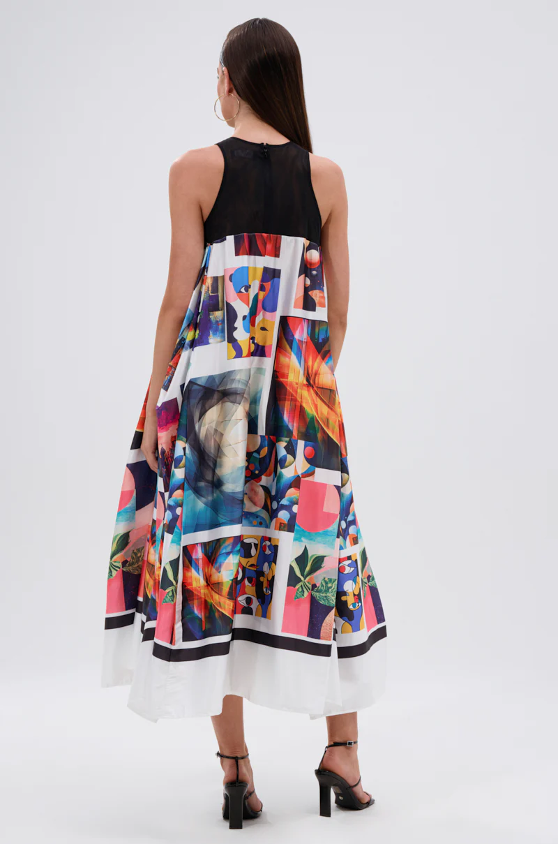 PUT ME IN A MUSEUM PRINTED MIDI DRESS - Image 6