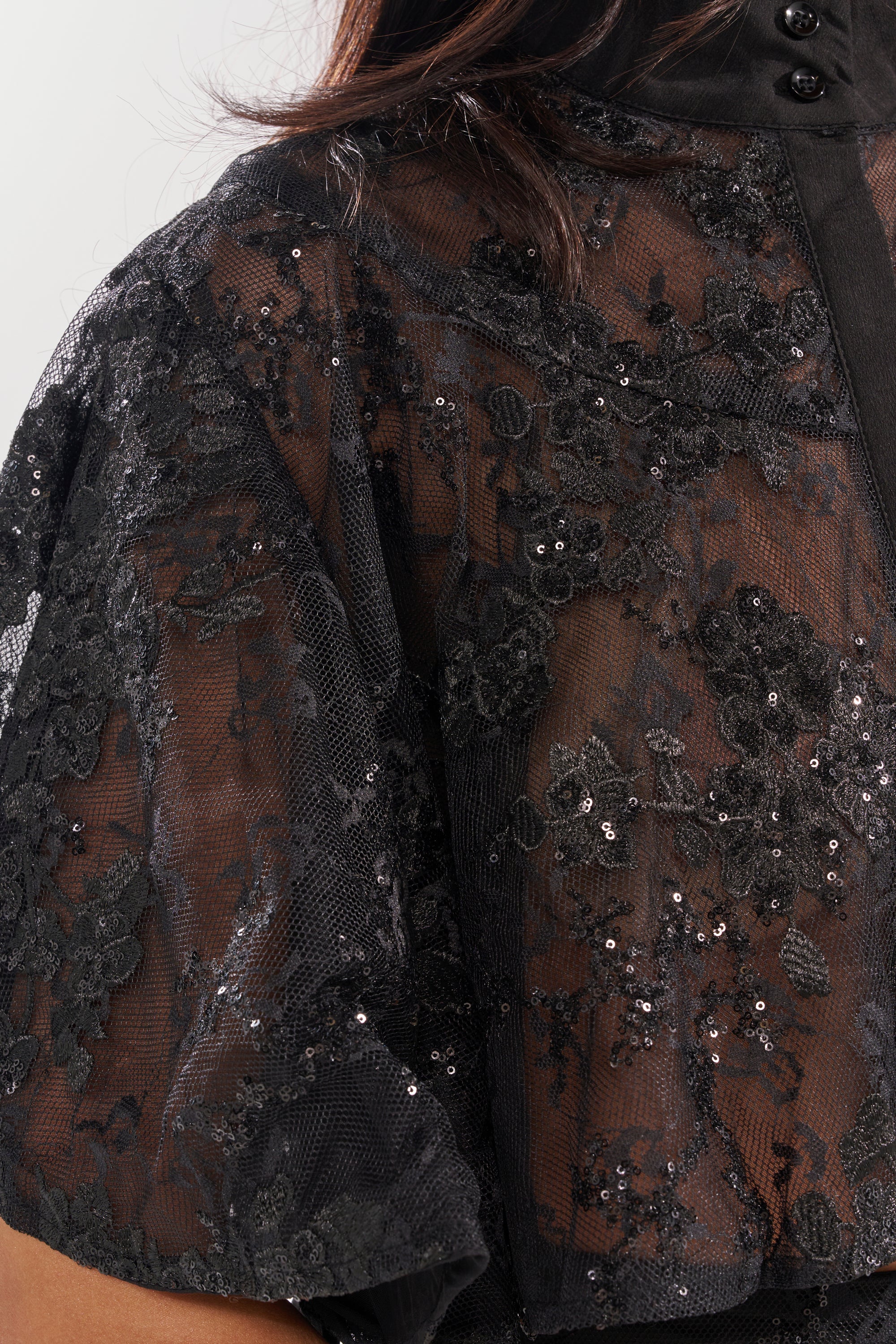 QUEEN B LACE BUTTON DOWN - Image 7