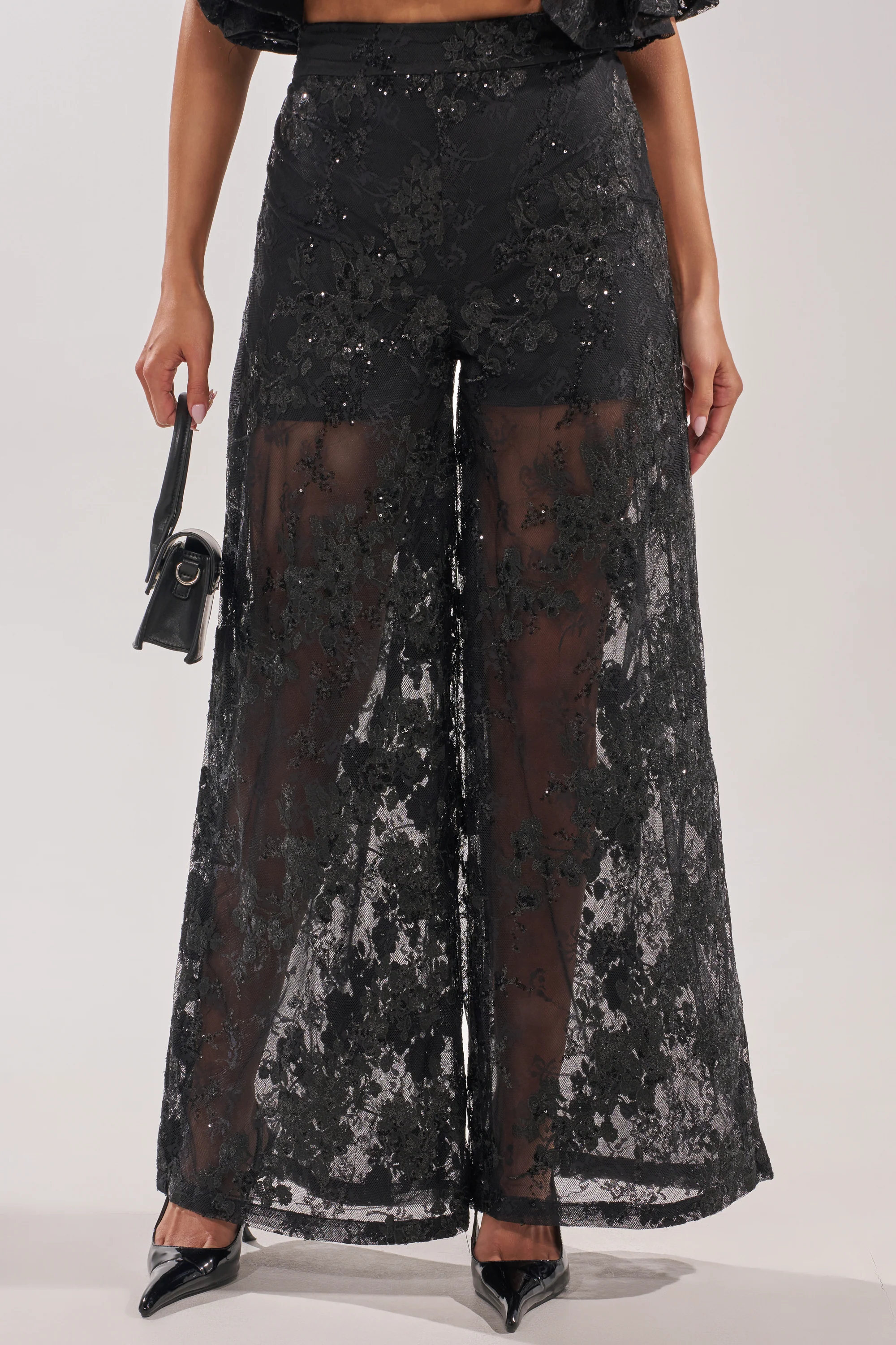QUEEN B LACE TROUSER - Image 2