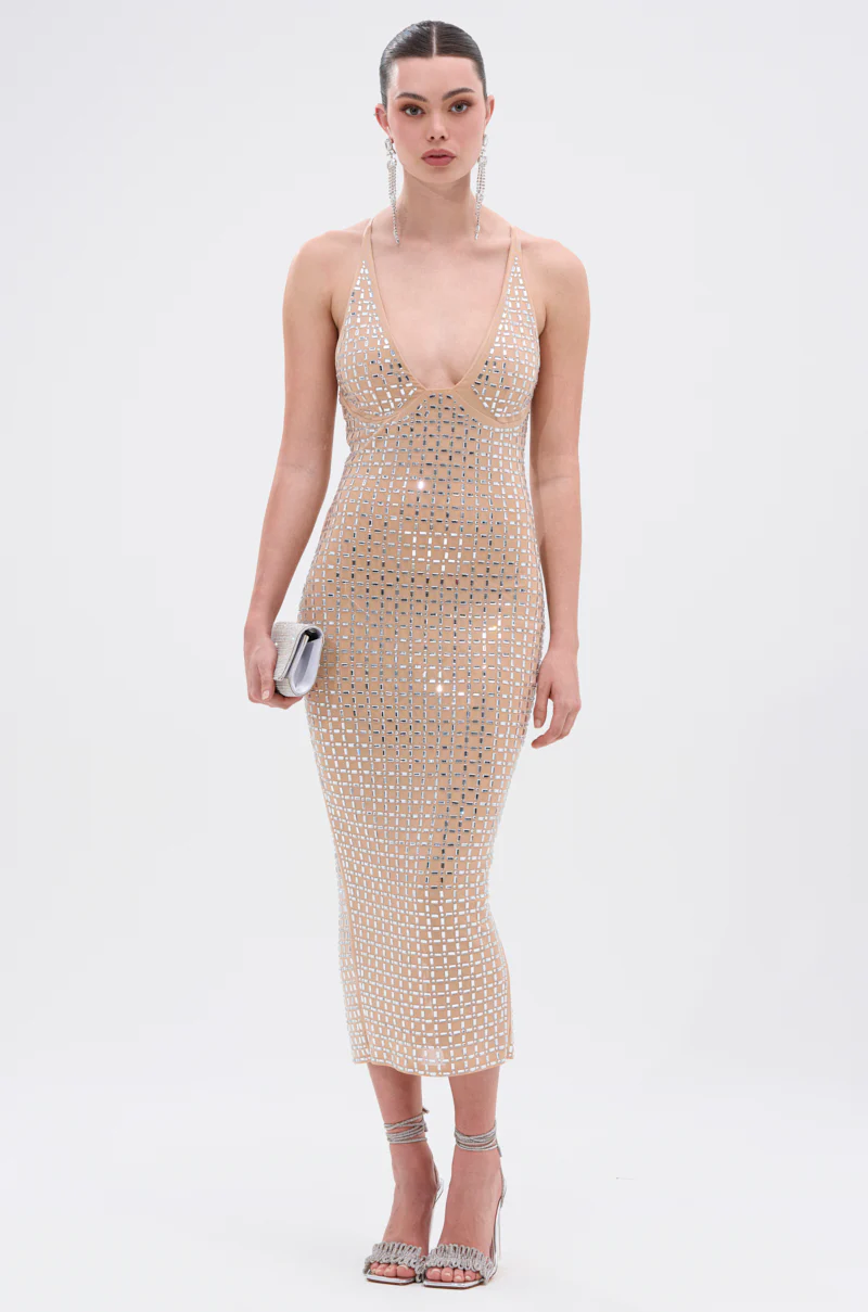 QUEEN OF EVERYTHING MIDI DRESS