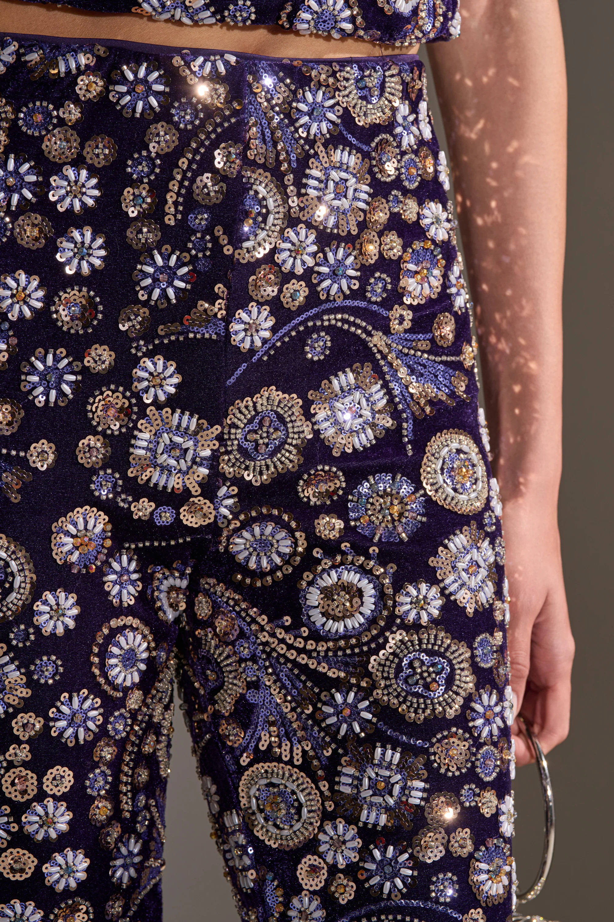 QUEEN OF EVERYTHING RHINESTONE TROUSER - Image 8