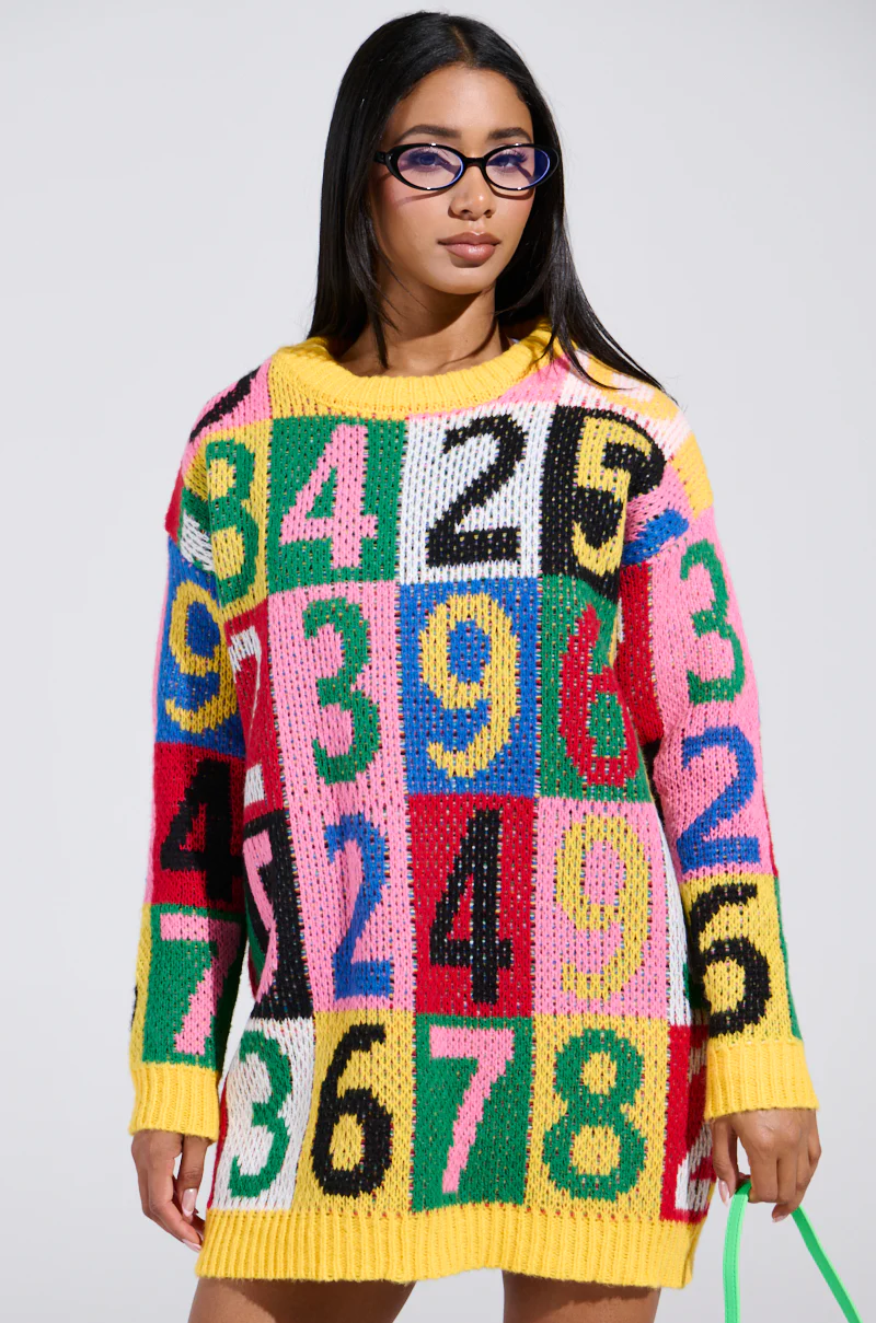QUICK ONE TWO THREE SWEATER DRESS - Image 2