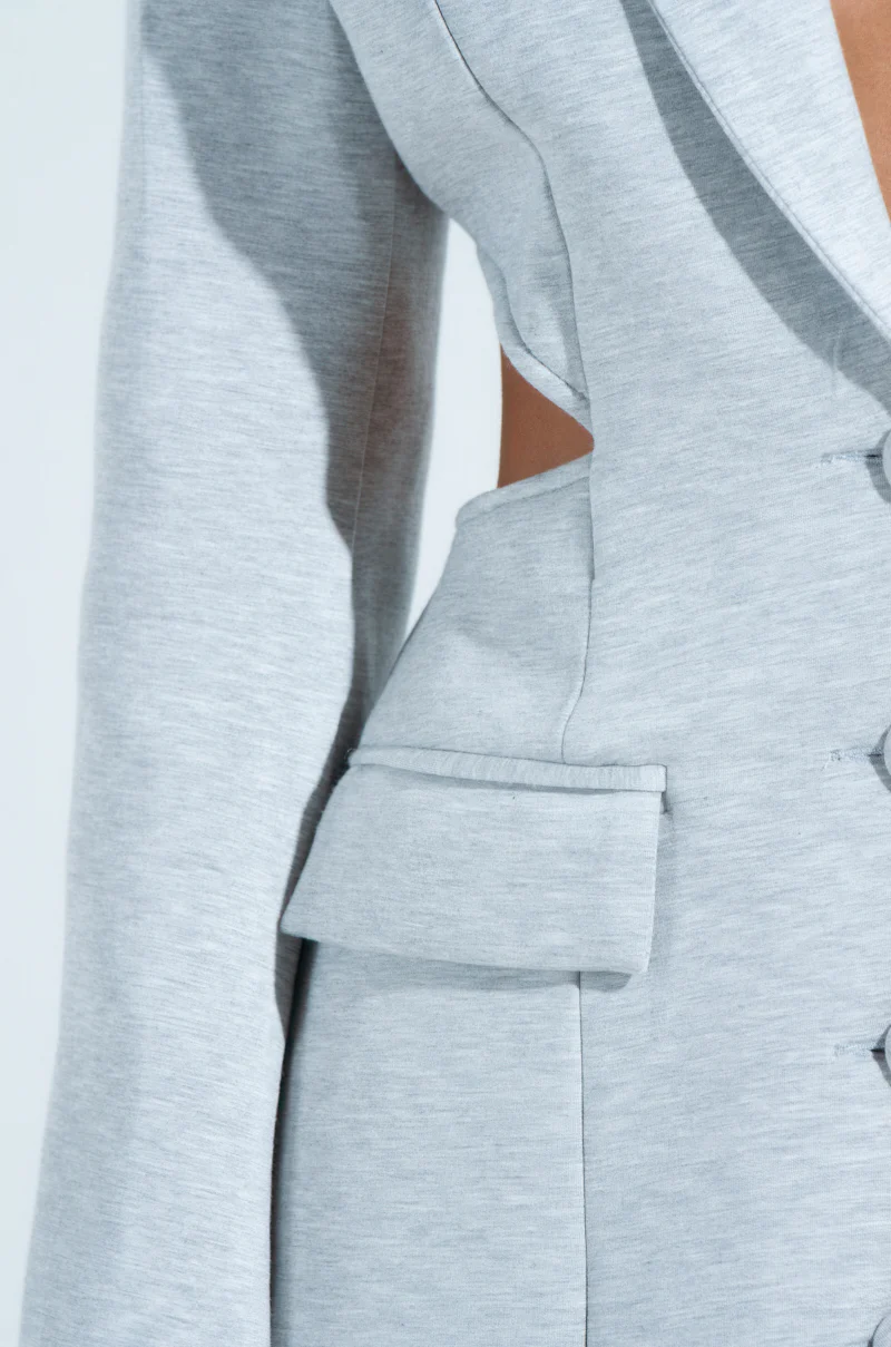 RACHEL SCUBA BLAZER DRESS - Image 7