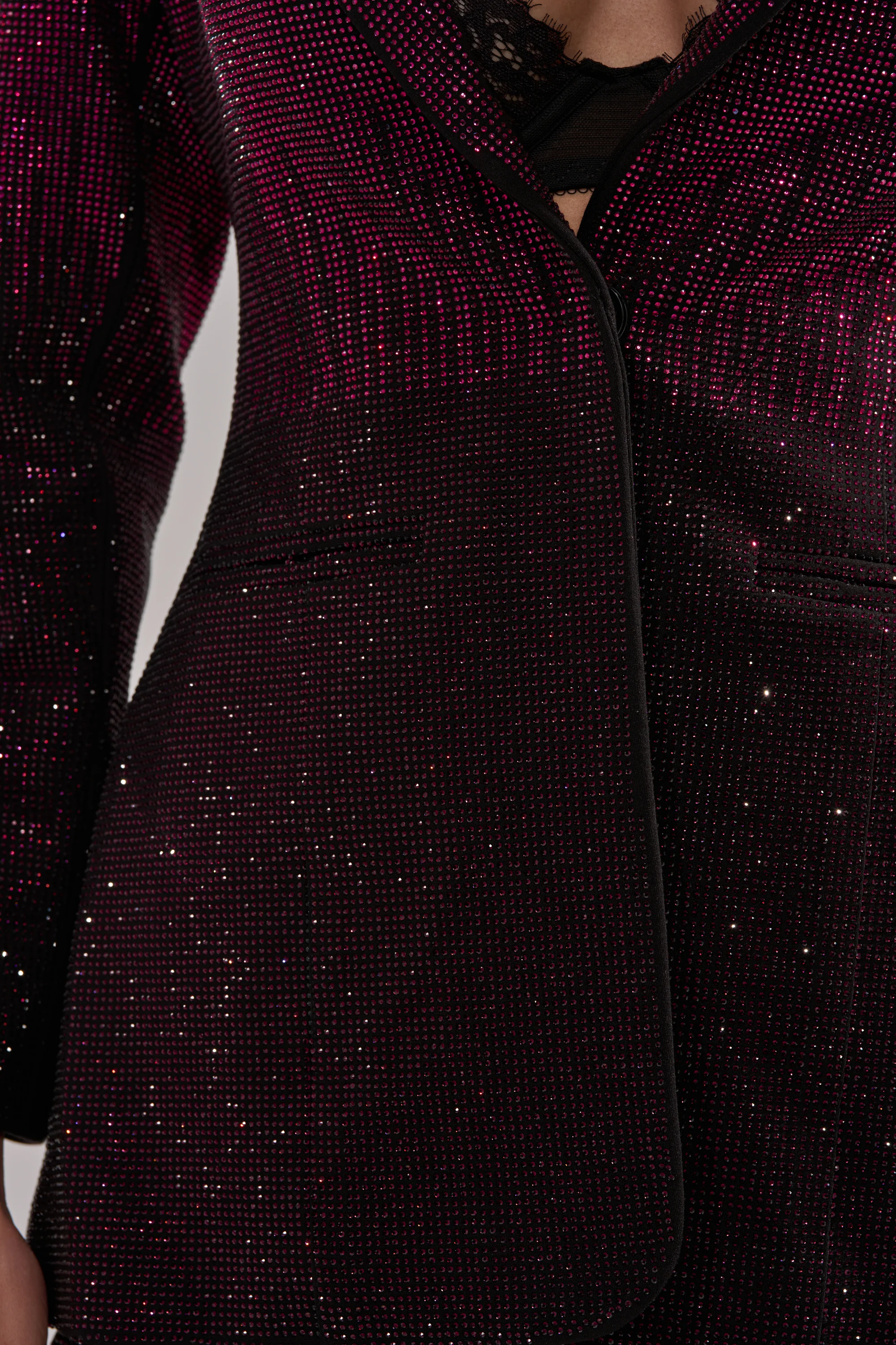 RAISE A GLASS RHINESTONE BLAZER - Image 12