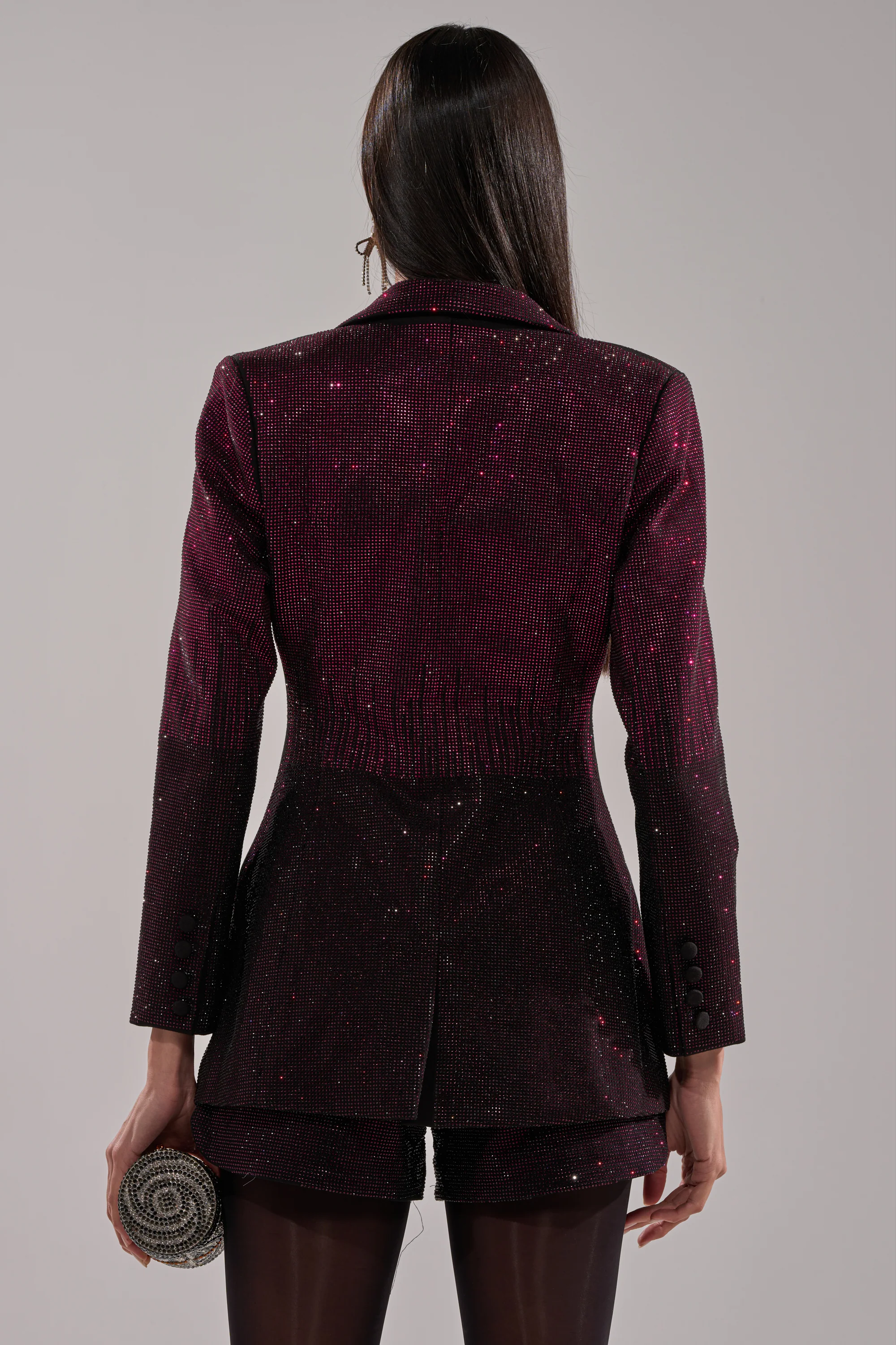 RAISE A GLASS RHINESTONE BLAZER - Image 9