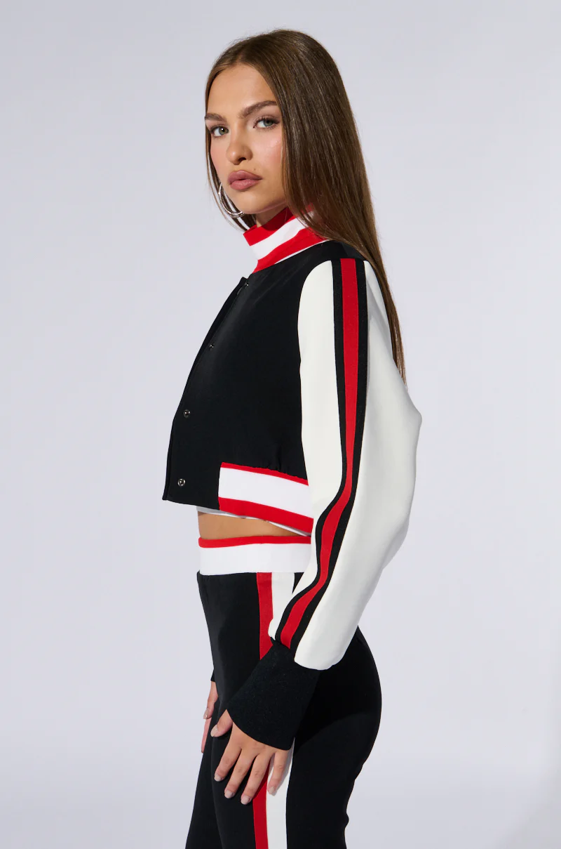 RAYE CROPPED BOMBER - Image 3