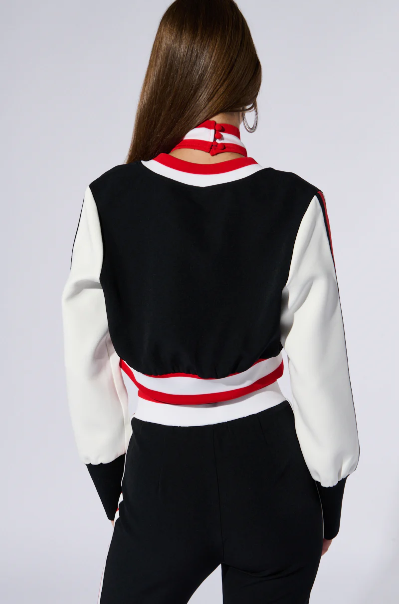 RAYE CROPPED BOMBER - Image 4