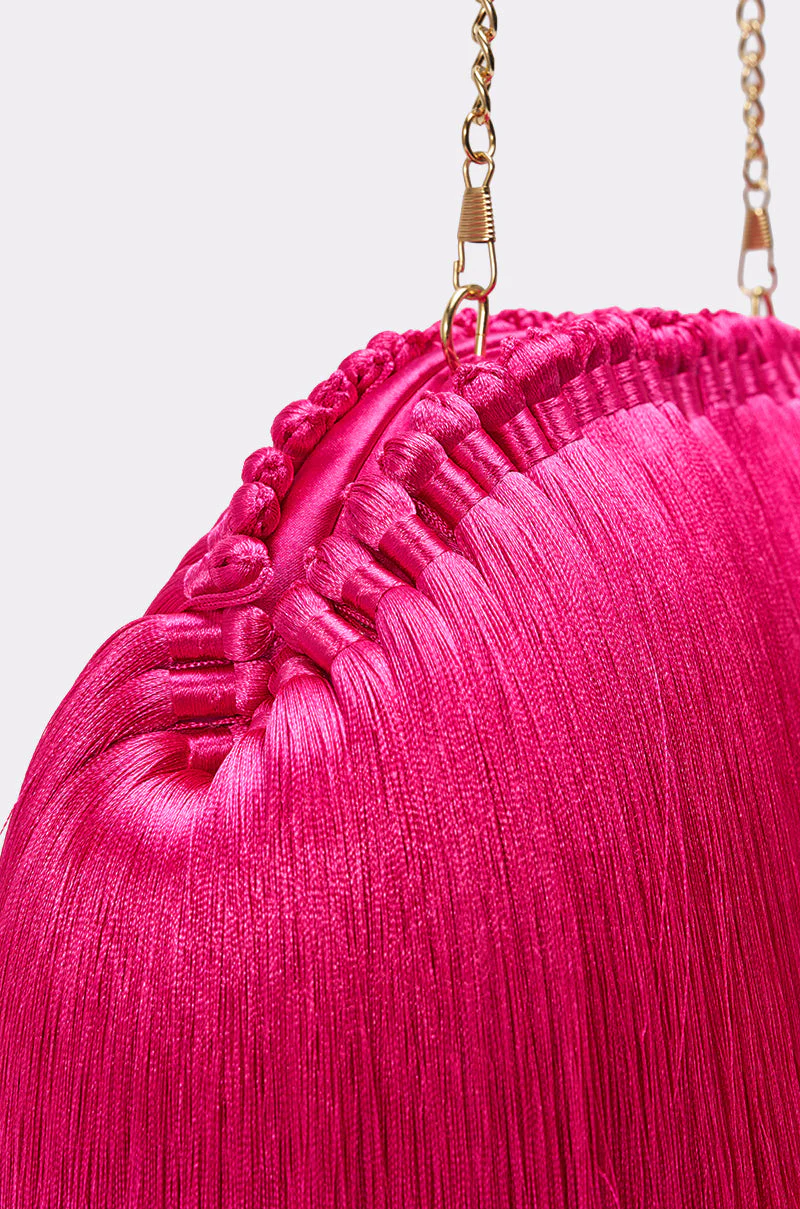 RAZZLE DAZZLE TASSEL CLUTCH - Image 5