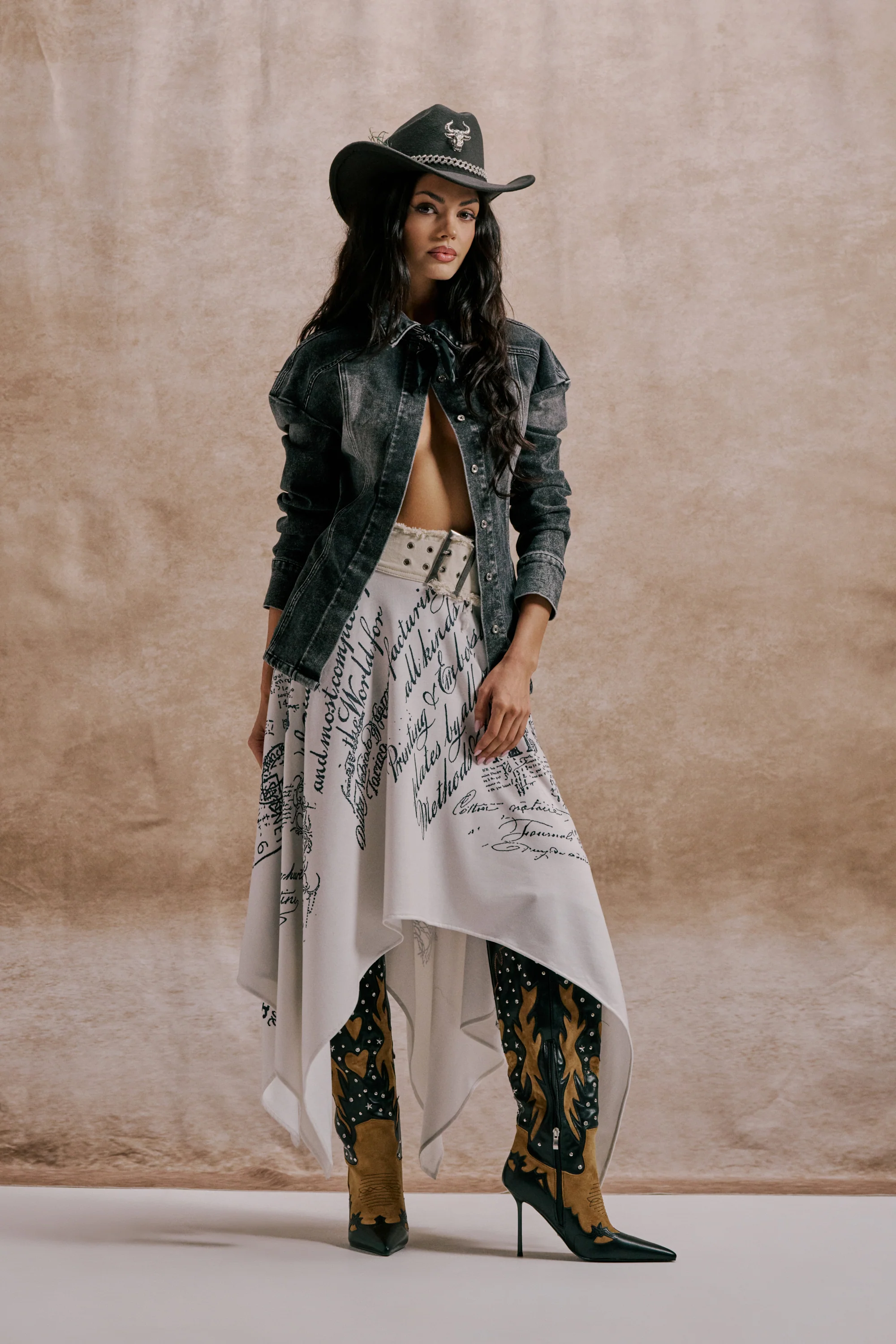 READ ME MIDI SKIRT - Image 2