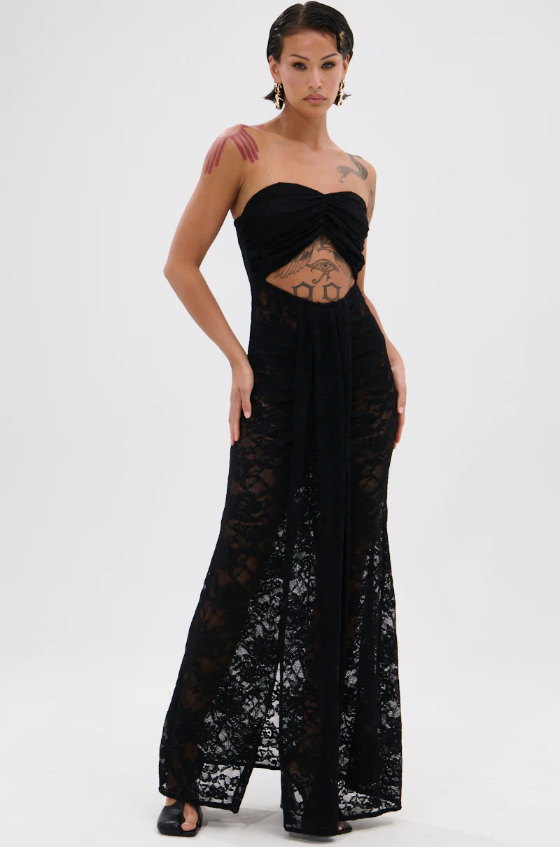 READY FOR A NIGHT OUT LACE MAXI DRESS - Image 7