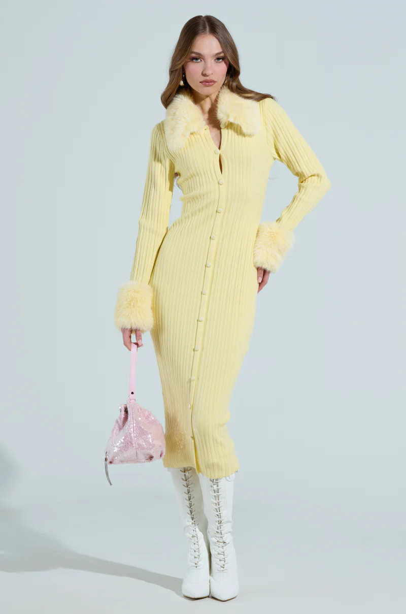 READY FOR SPRING KNIT MIDI DRESS - Image 3