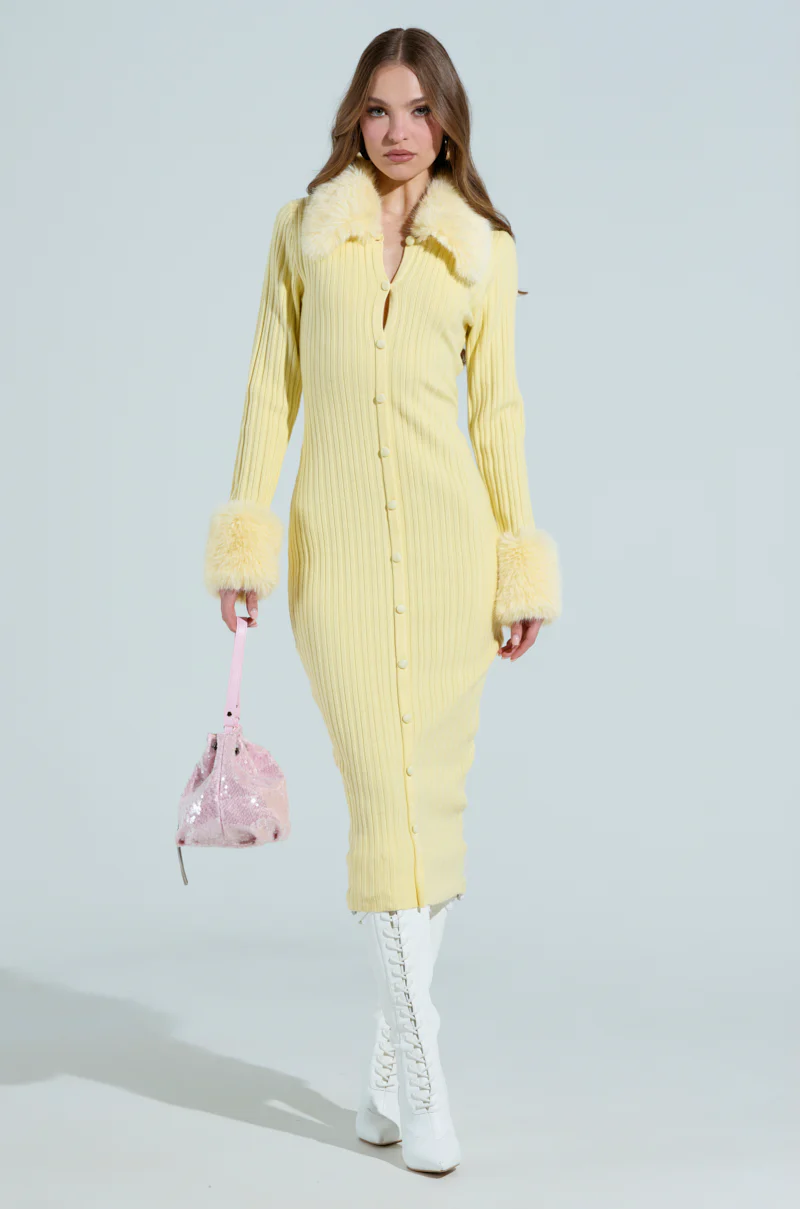 READY FOR SPRING KNIT MIDI DRESS - Image 4