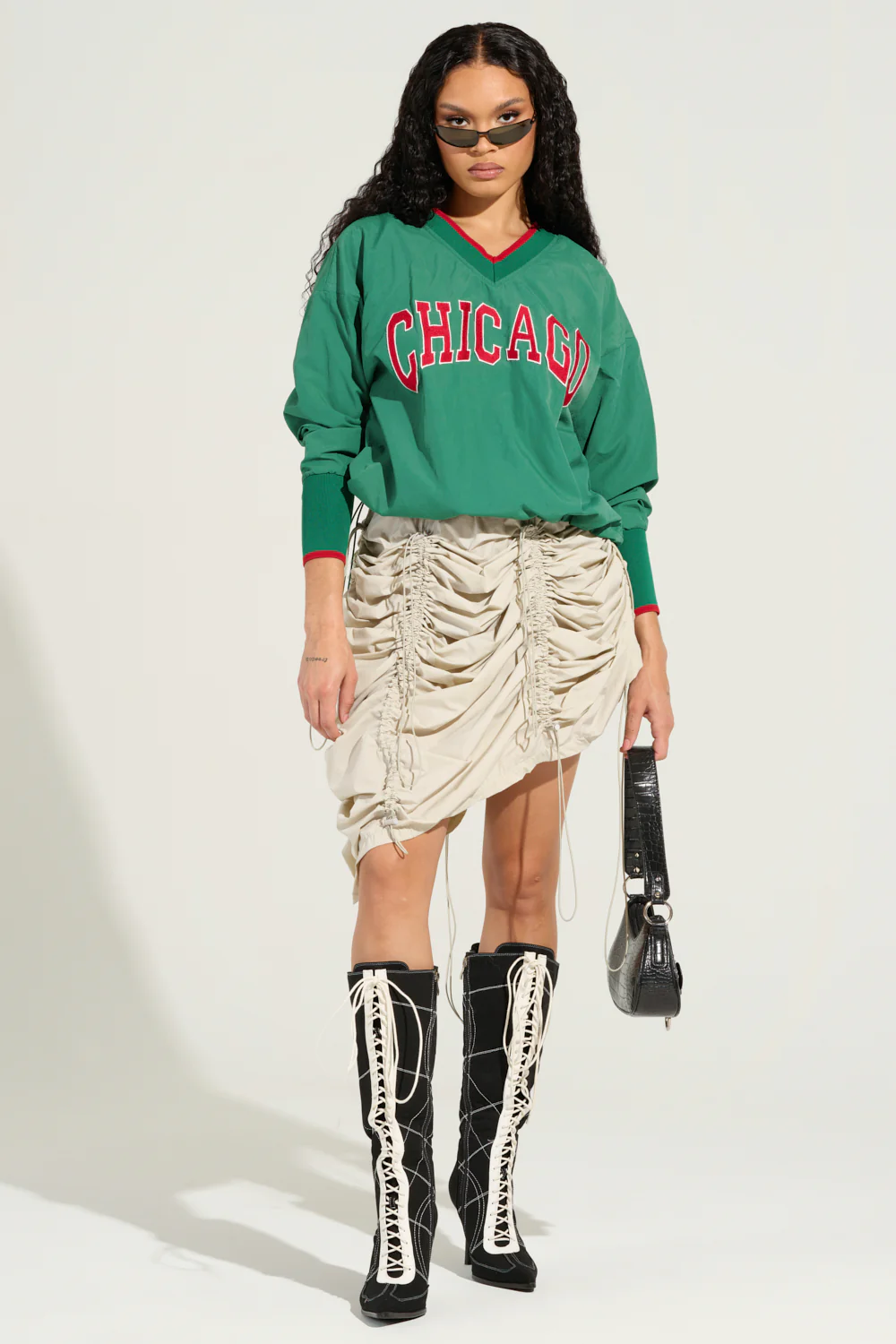 REAL CHICAGO GIRL PULL OVER SWEATSHIRT - Image 4